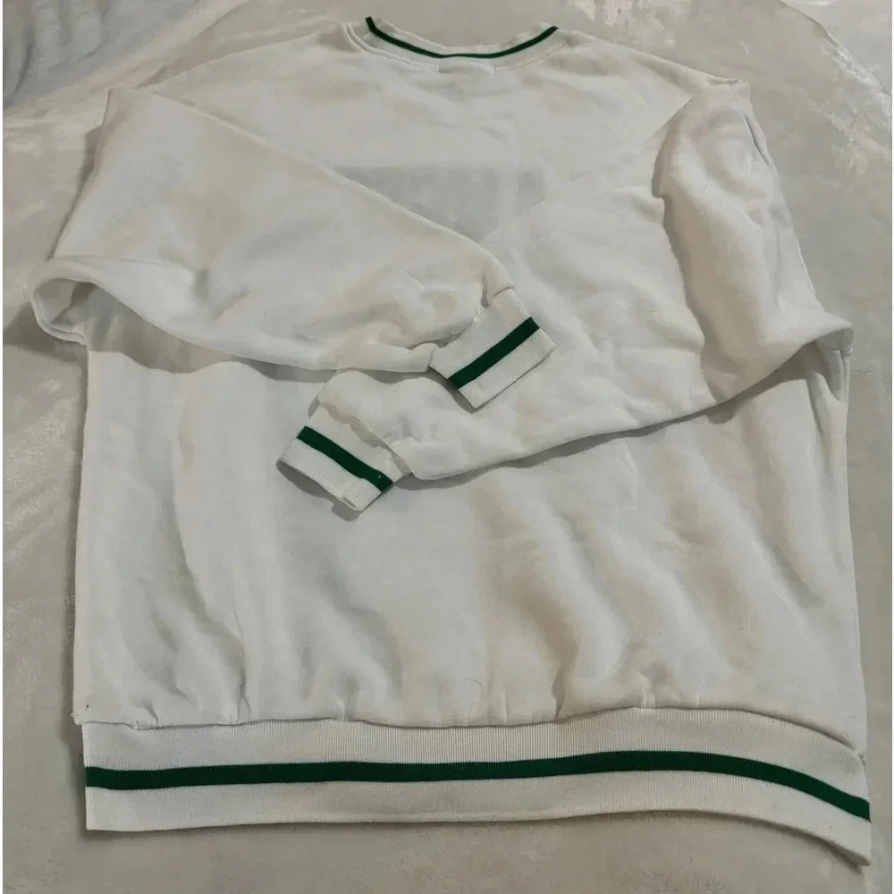 Los Angeles Preppy Varsity Style Sweatshirt Tennis Fleece Letters Y2K Obersized - Picture 9 of 10